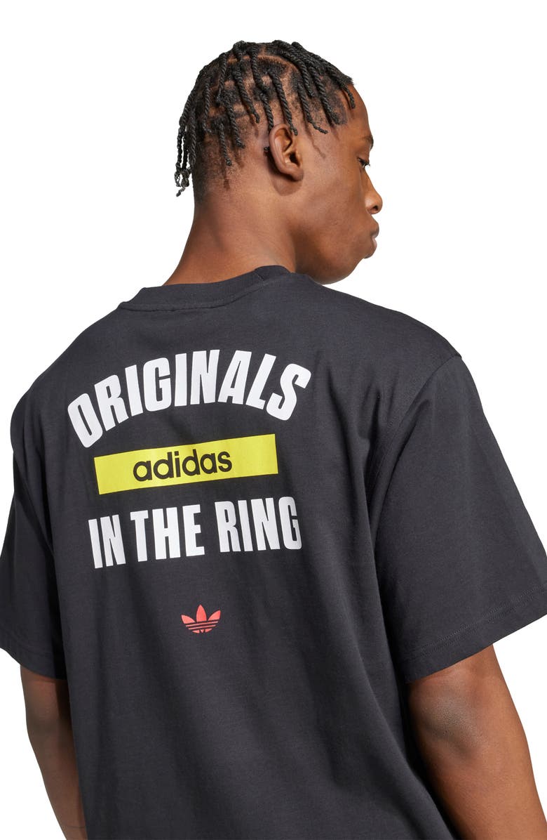 adidas GFX Ring Graphic T-Shirt, Alternate, color, Black