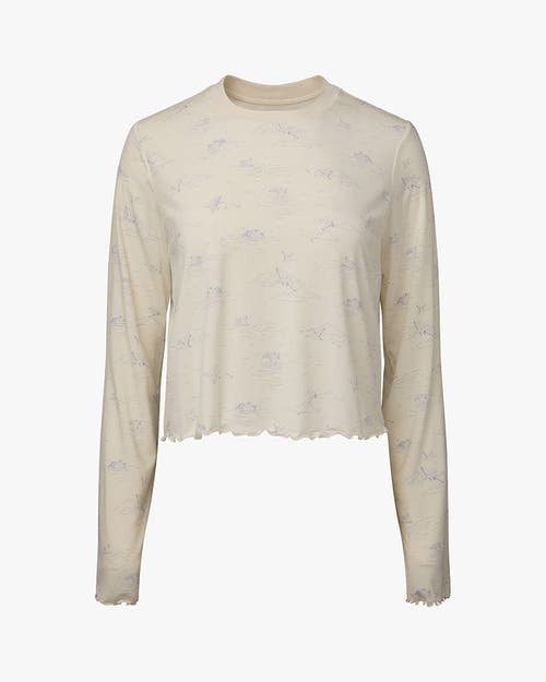 Weworewhat Boxy Crewneck Top In Ivory