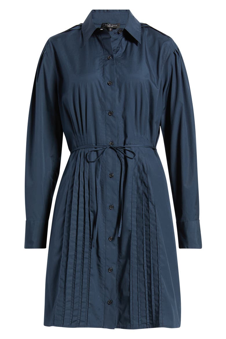 Taylor Long Sleeve Shirtdress, Alternate, color, SALUT