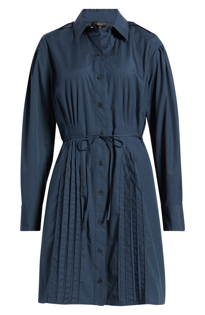 rag & bone Taylor Long Sleeve Shirtdress, Alternate, color, Salut