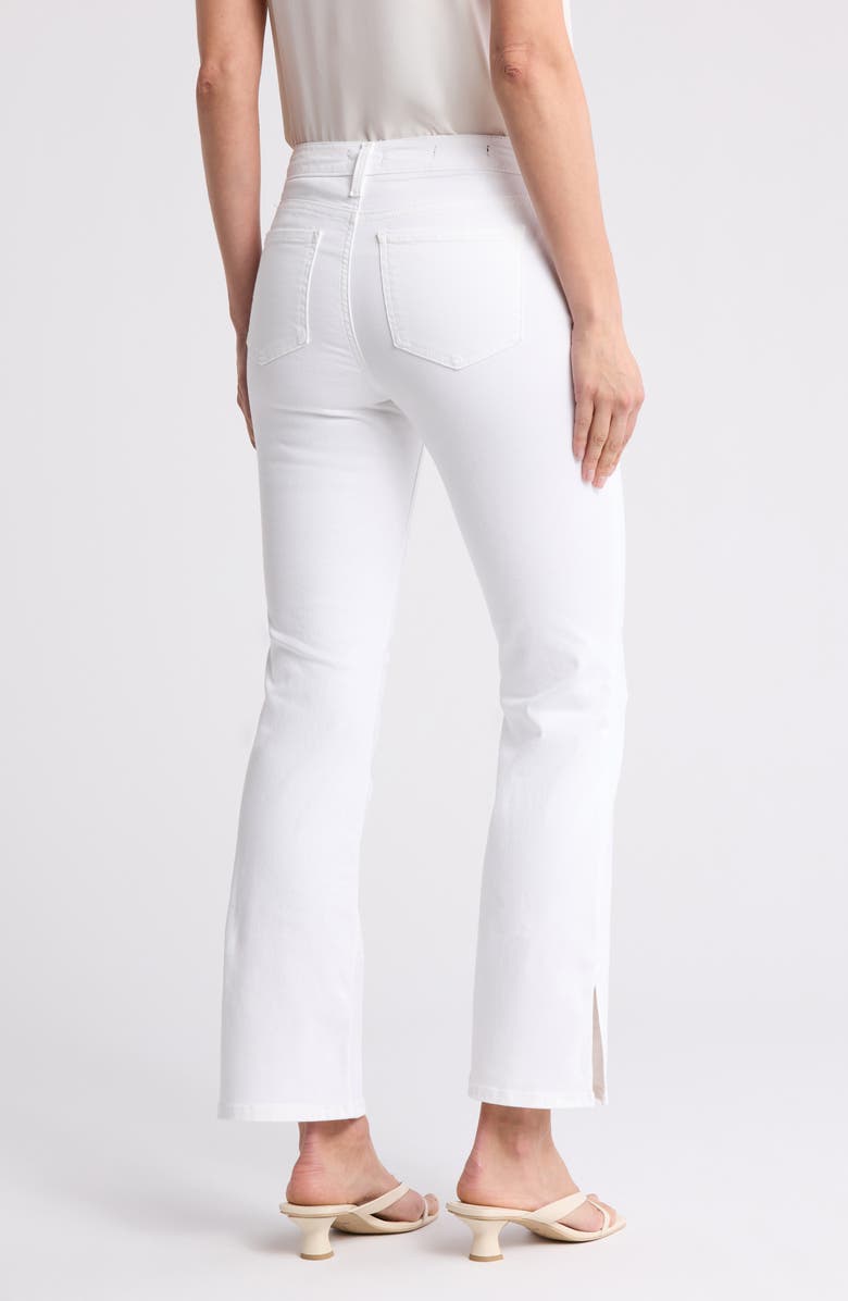 NYDJ Barbara Split Hem Bootcut Jeans, Alternate, color, Optic White