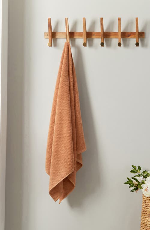 Woven & Weft Popcorn Texture 6-piece Towel Set In Clay