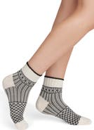 Bombas Sweater Knit Merino Wool Blend Quarter Crew Socks