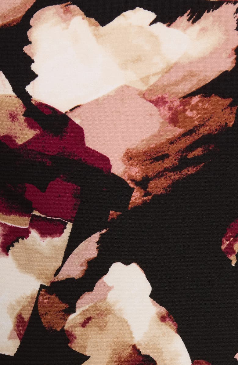 Anne Klein Abstract Print Triple Pleat Sleeveless Top, Alternate, color, 