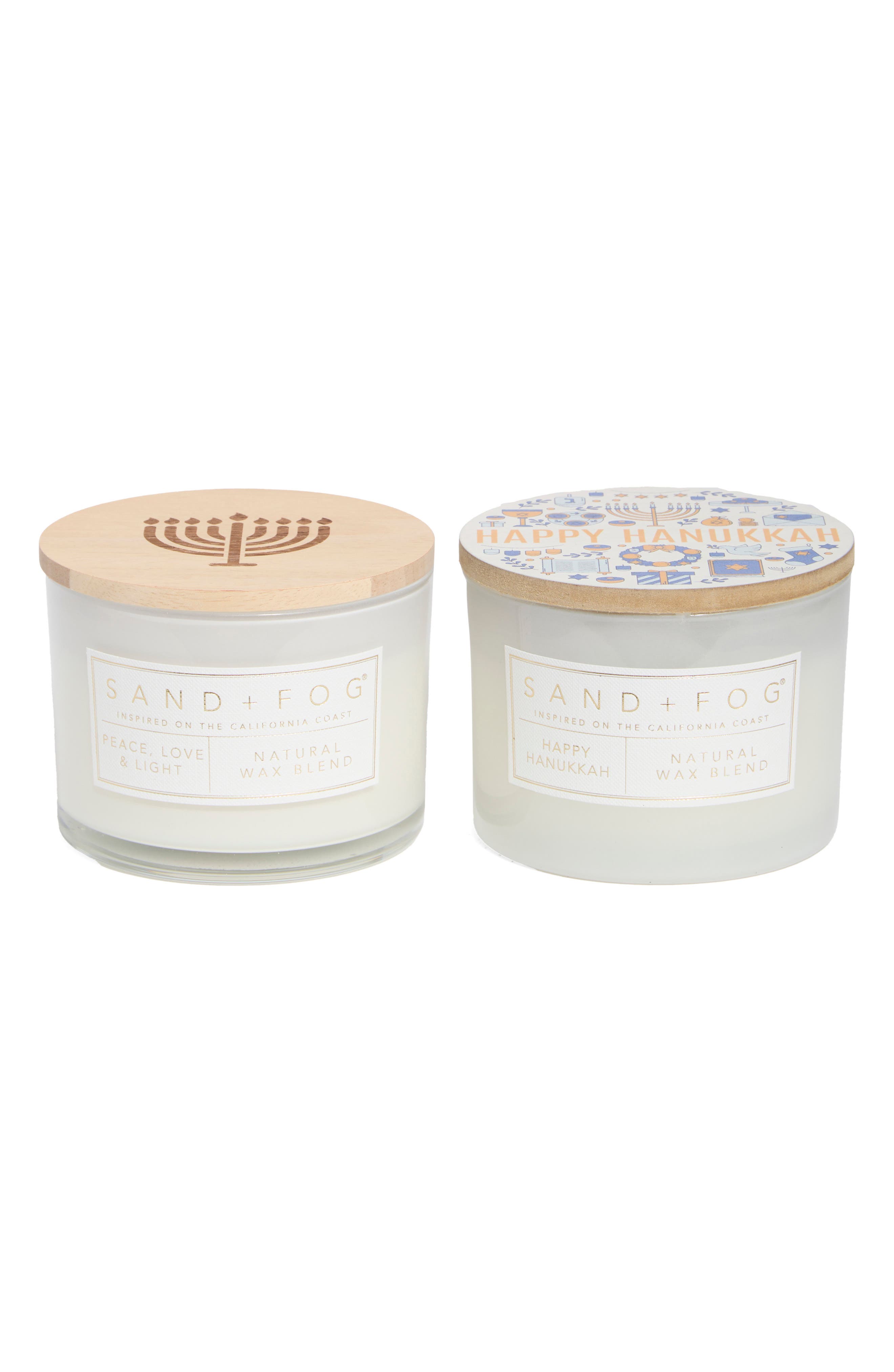 Happy Hanukkah Set of 2 Candles