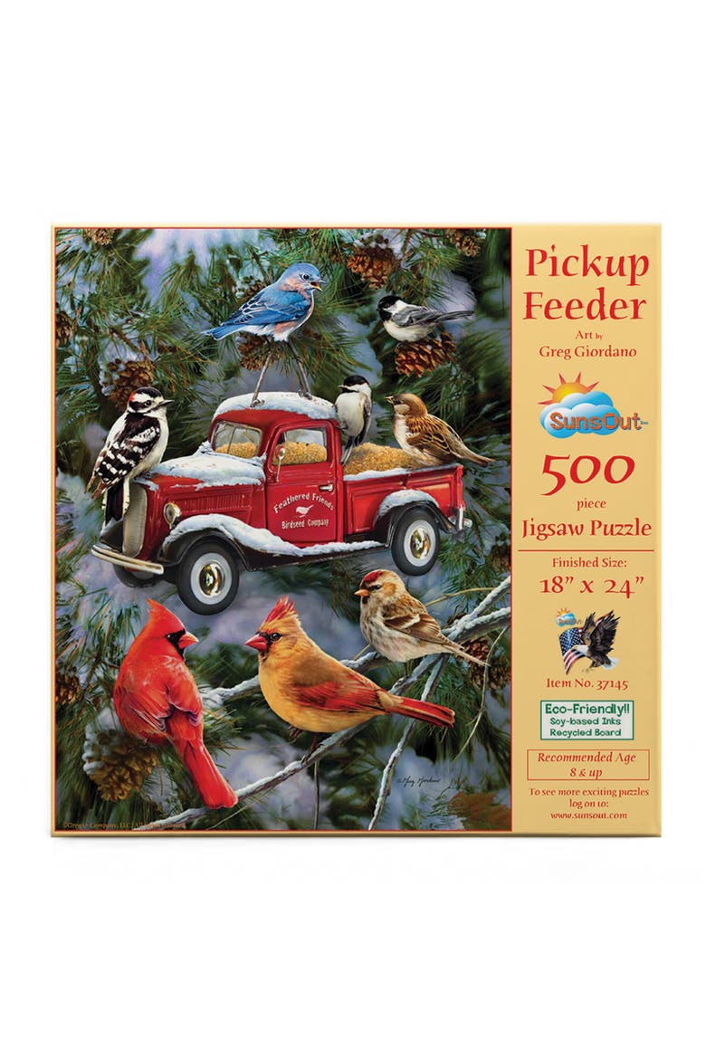 Pickup Feeder 500 piece Jigsaw Puzzle for Adults, Alternate, color, Multicolor
