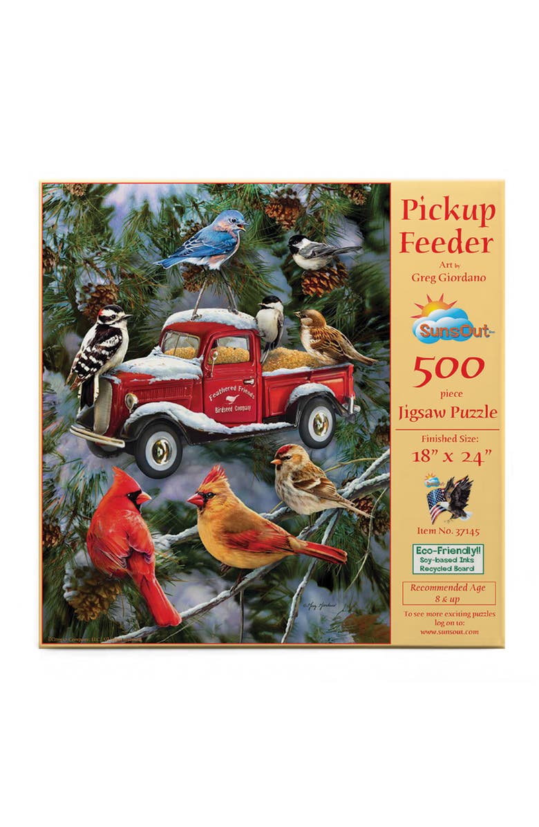 Sunsout Pickup Feeder 500 piece Jigsaw Puzzle for Adults, Alternate, color, Multicolor