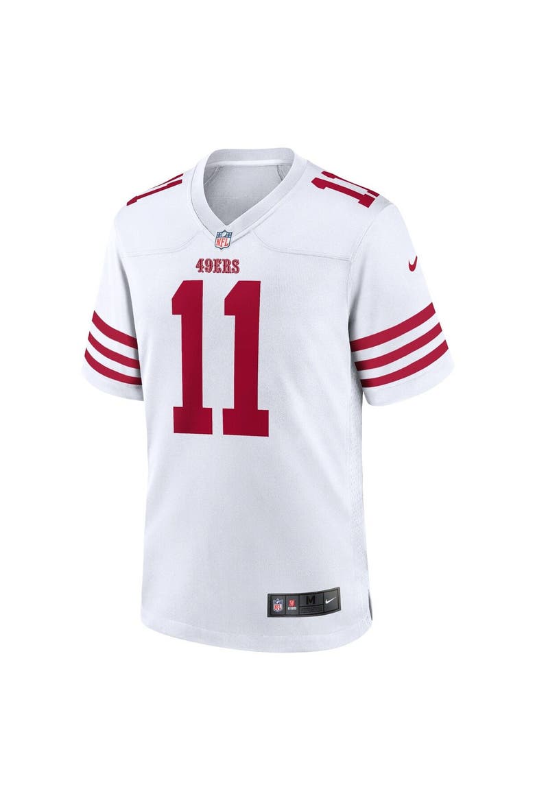 Men's Nike Brandon Aiyuk White San Francisco 49ers Player Game Jersey, Alternate, color, White