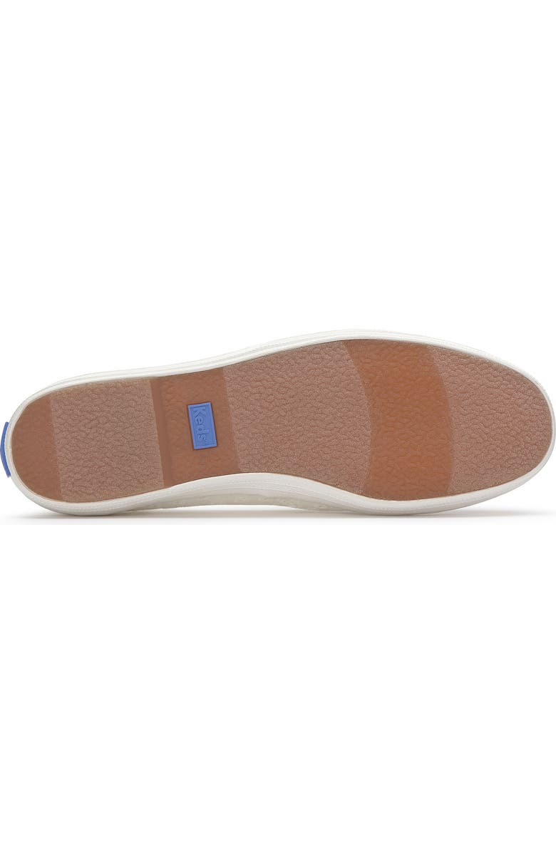 Keds<sup>®</sup> Champion Mini Slip-On Sneaker, Alternate, color, Snow White Daisey