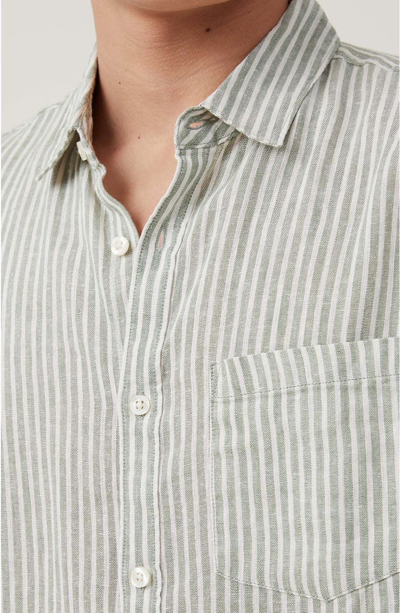 Cotton On Linen Long Sleeve Shirt, Alternate, color, 