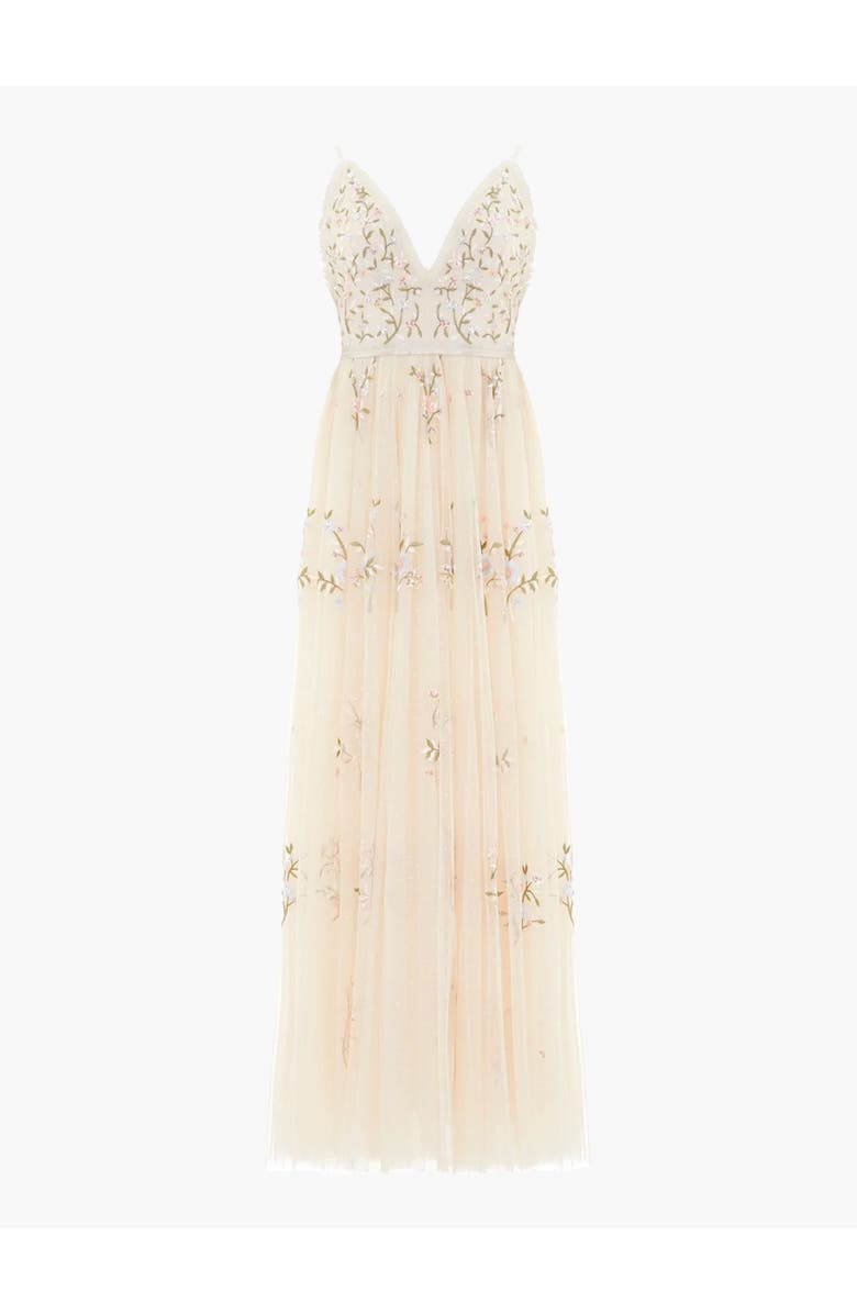 Needle & Thread Petunia Gown, Alternate, color, Champagne
