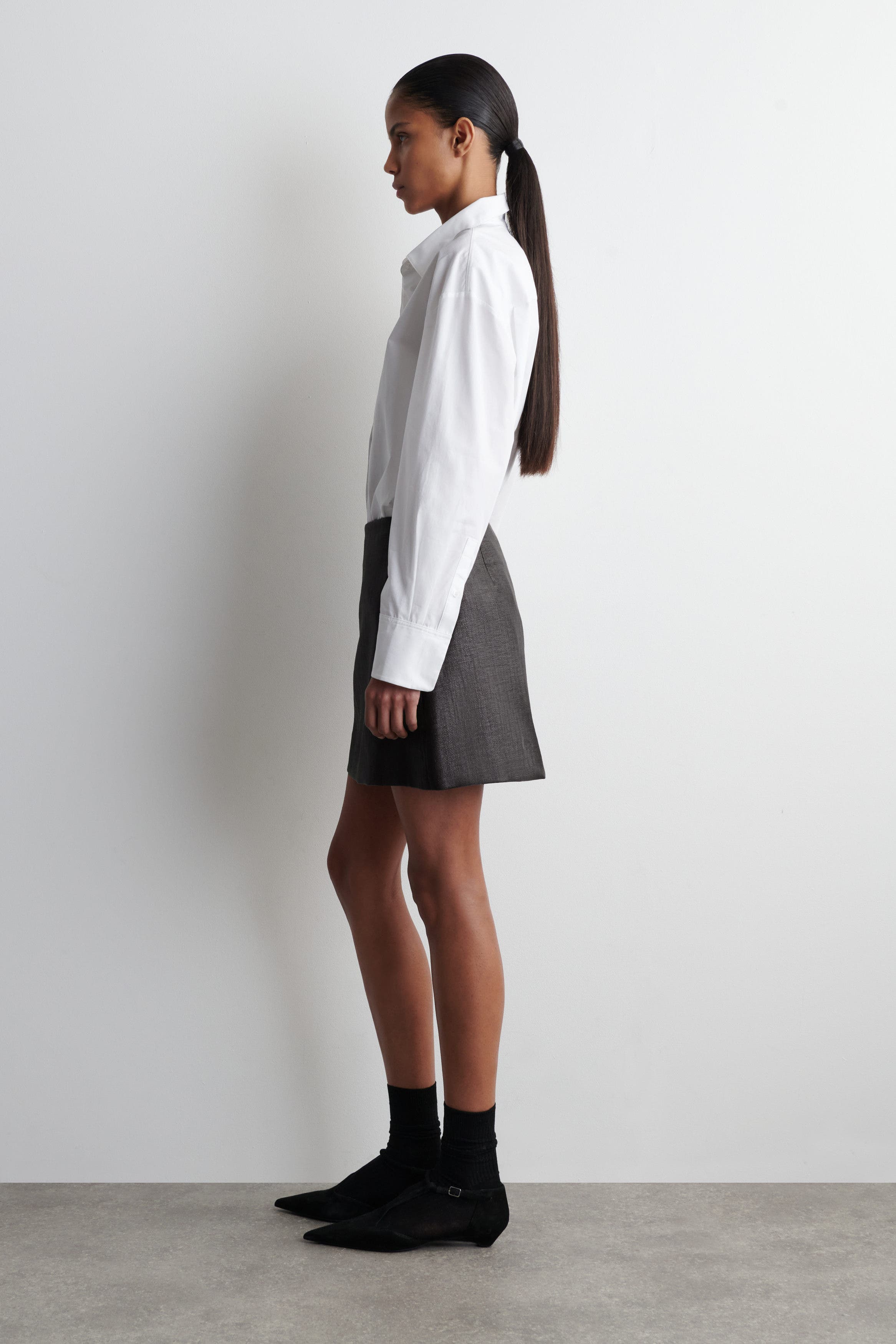 Textured Mini Skirt - image 2