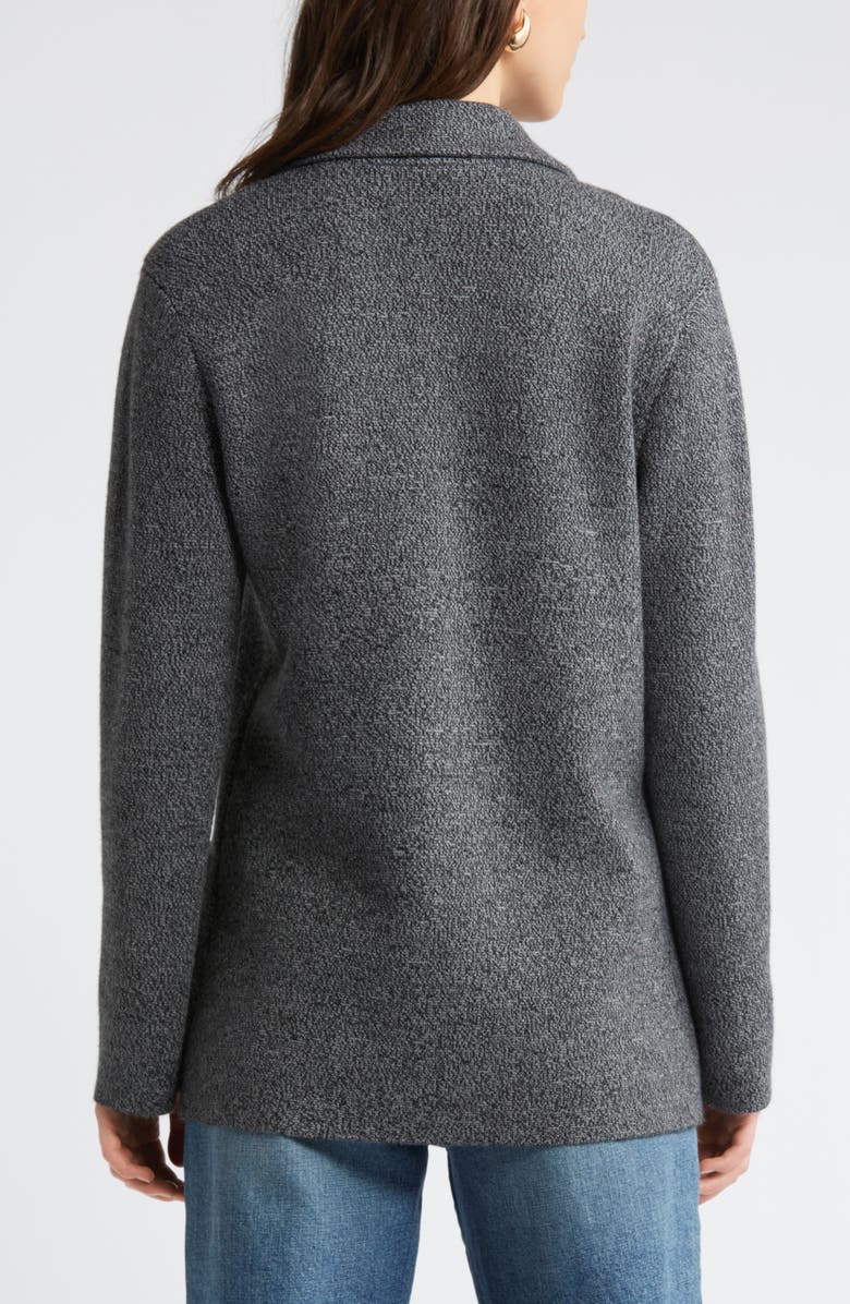 Nordstrom Marled Doubled Breasted Knit Blazer, Alternate, color, 