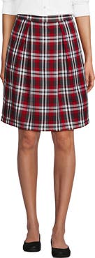 Lands' End School Uniform  Plaid Skort Top of Knee