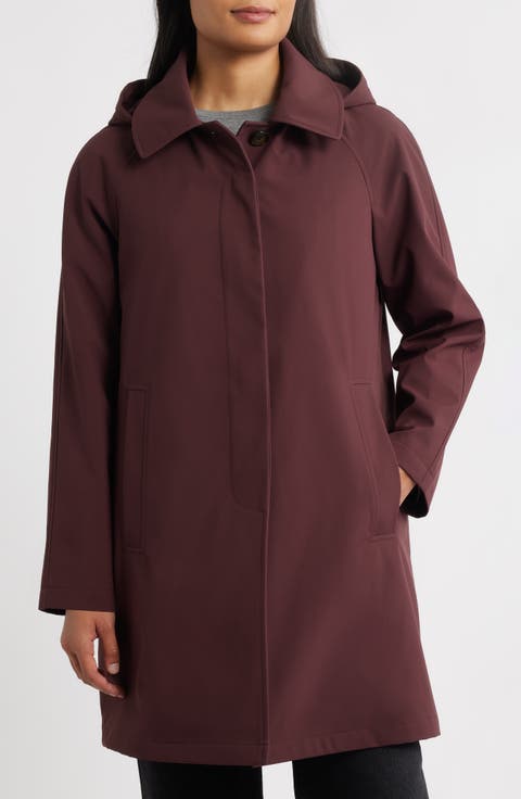 Heritage Bonded Trench Raincoat with Removable Hood