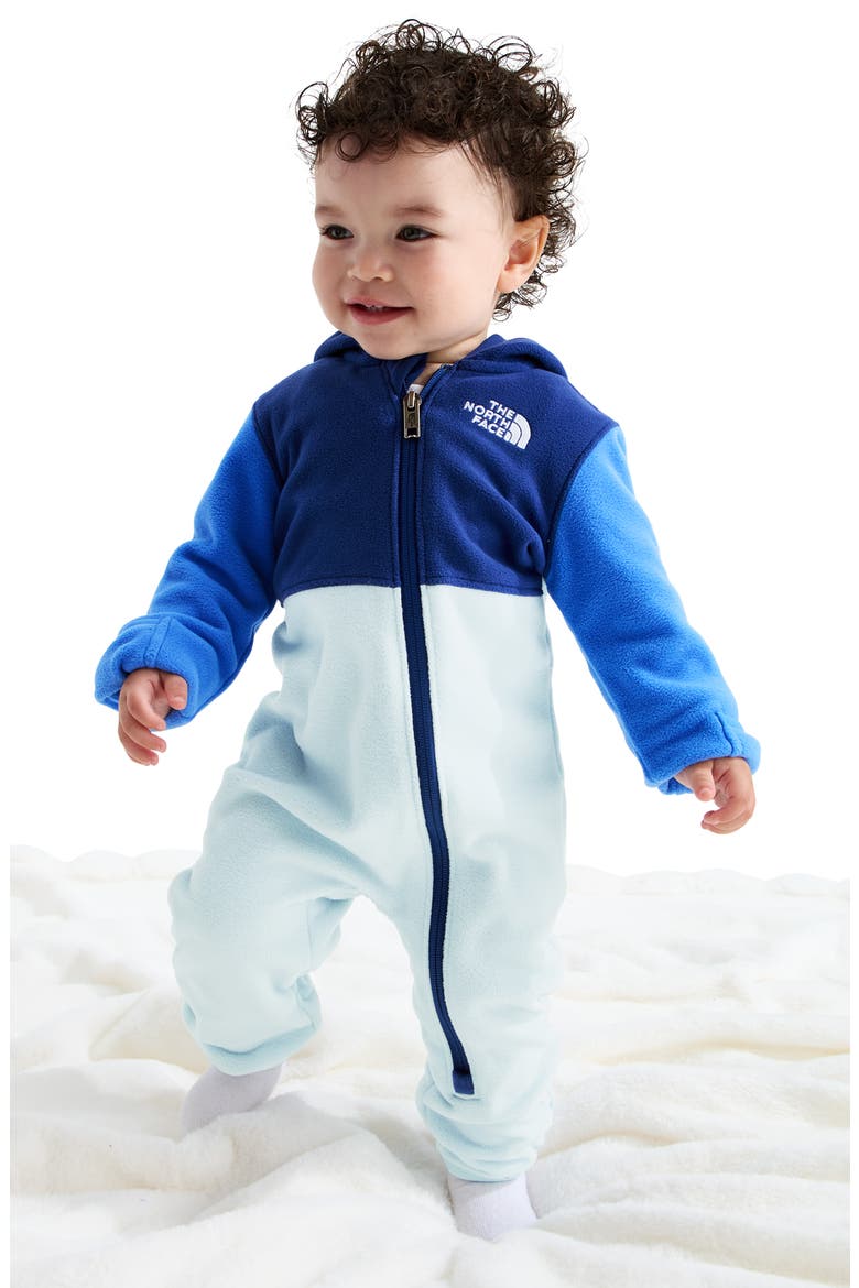 Glacier Fleece Snowsuit, Alternate, color, BOLD BLUE/ POLAR HAZE