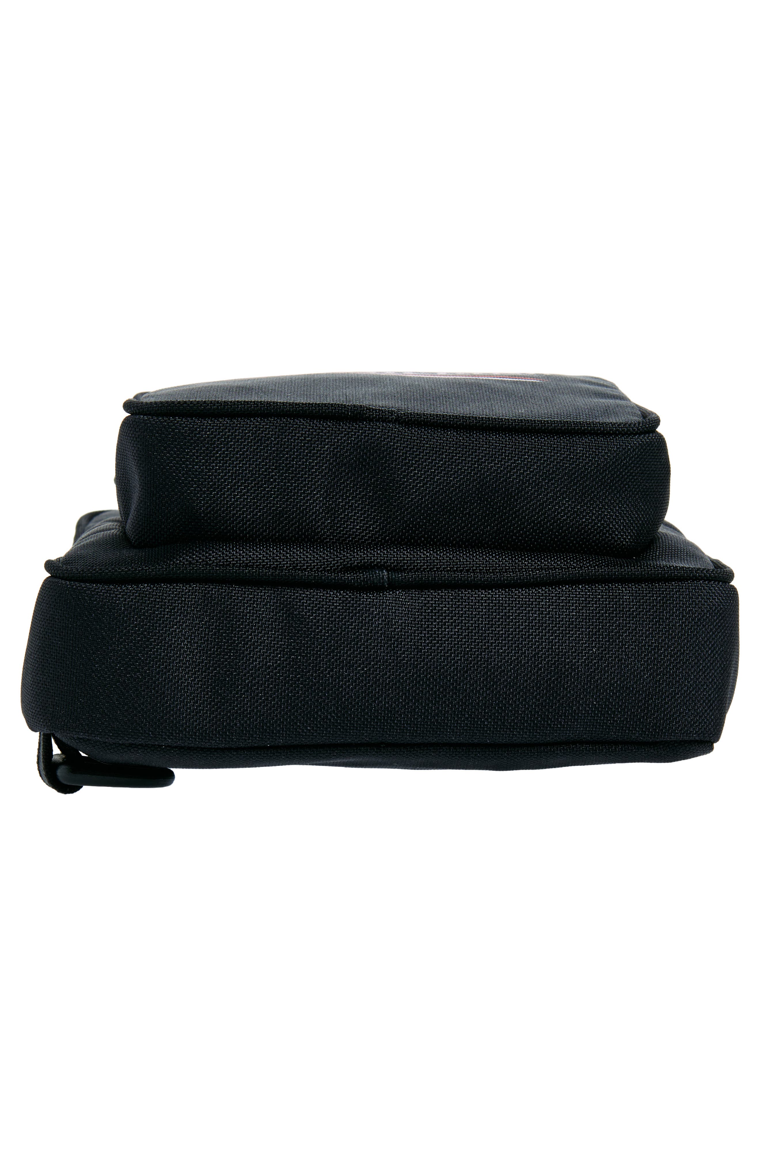 Balenciaga Explorer Political Stencil Logo Crossbody Messenger Bag, Alternate, color, Black