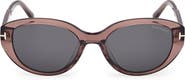 TOM FORD 54mm Butterfly Sunglasses