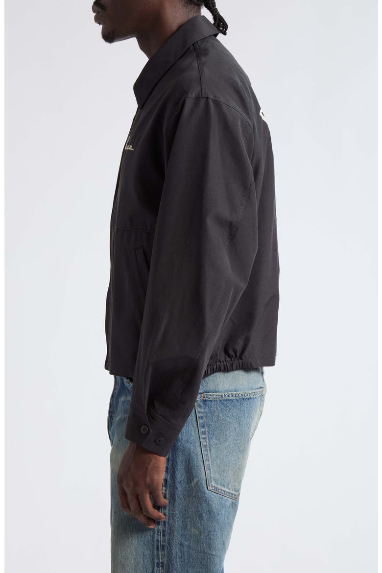 Somer Silk & Wool Zip Jacket, Alternate, color, BLACK