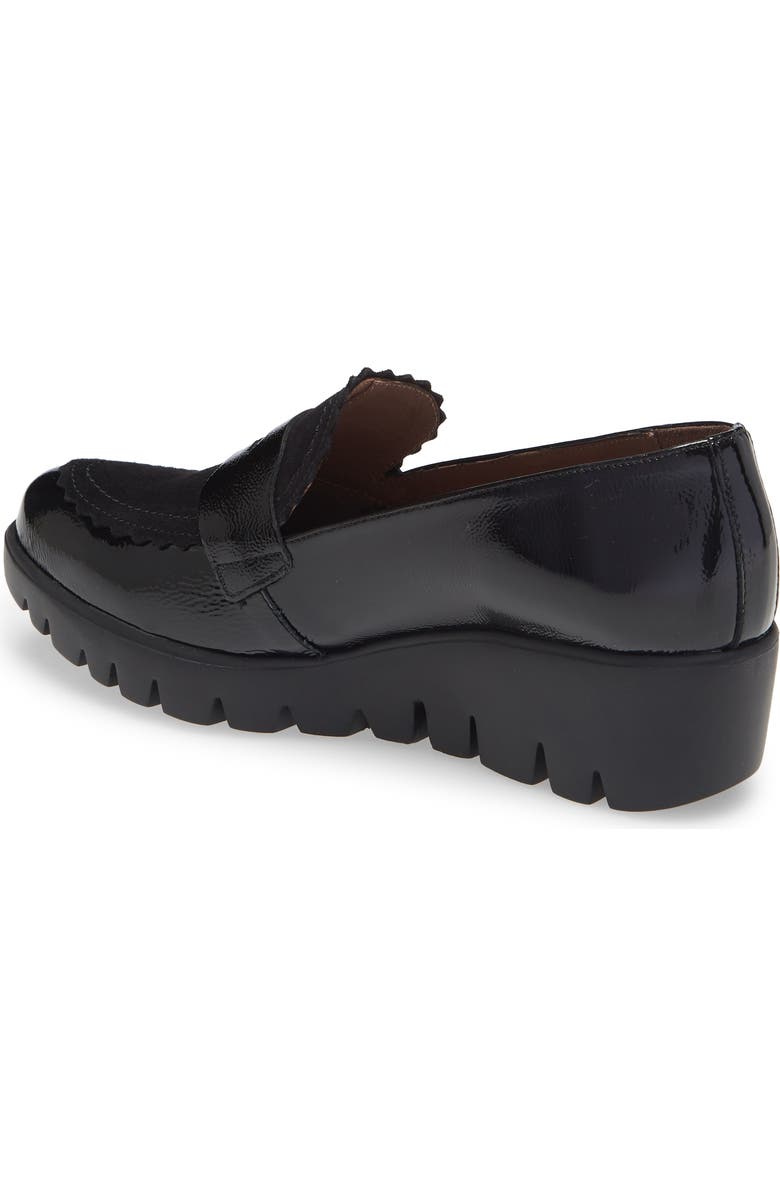 Wonders Lightweight Loafer Wedge, Alternate, color,