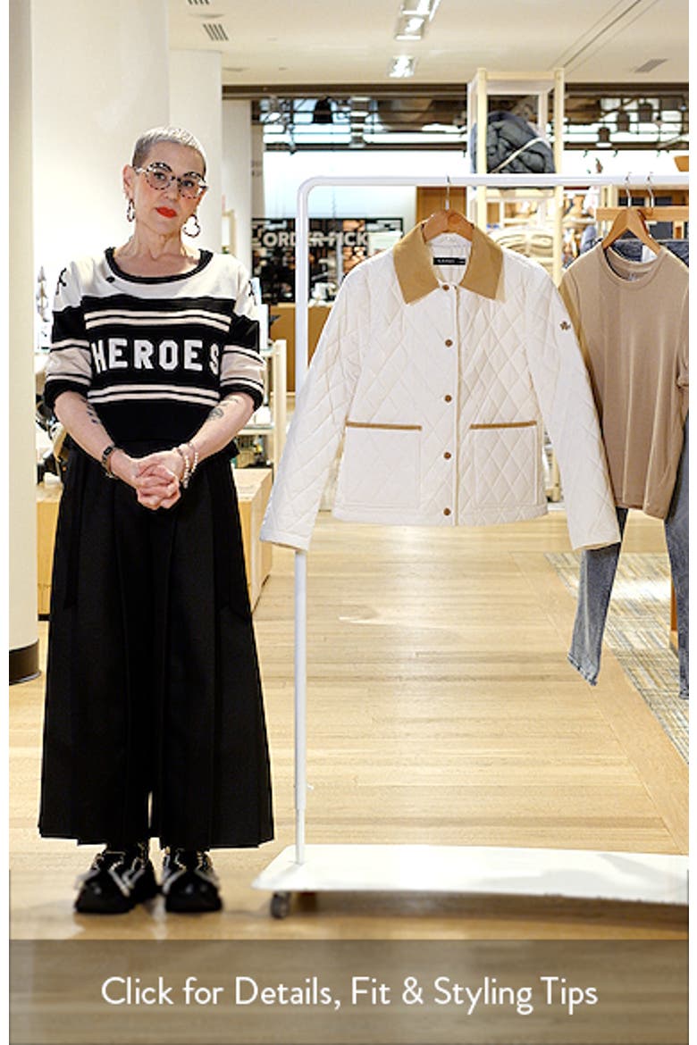 Quilted Corduroy Collar Jacket video