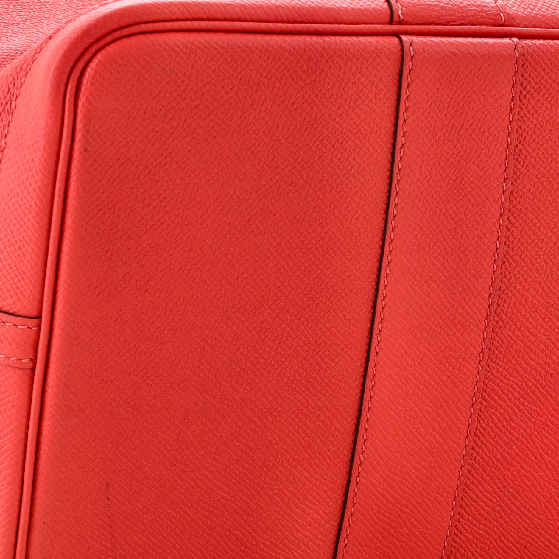 Pre-Owned Hermes Garden Party Tote Leather 36, Alternate, color, Rouge Pivoine