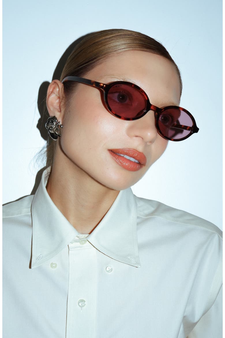 The Bessette Sunglasses, Alternate, color, Turtle Lilac