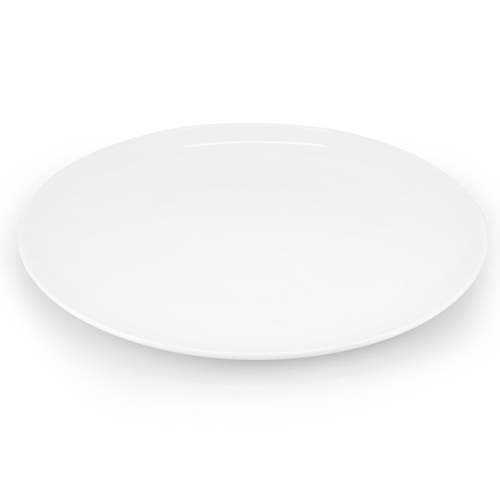 Gibson Elite White Peninsula 8 Piece 10.75 Inch Bone China Dinner Plate Set In White