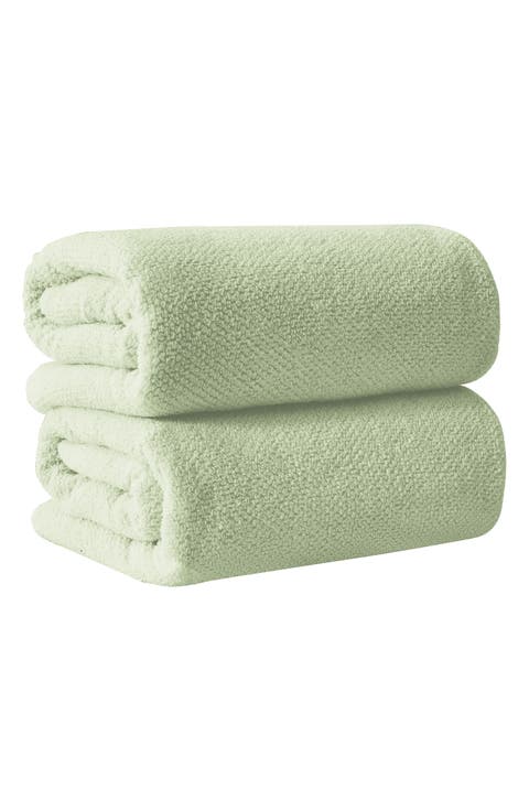 Cotton 2-Pack Oversized Bath Sheet Set