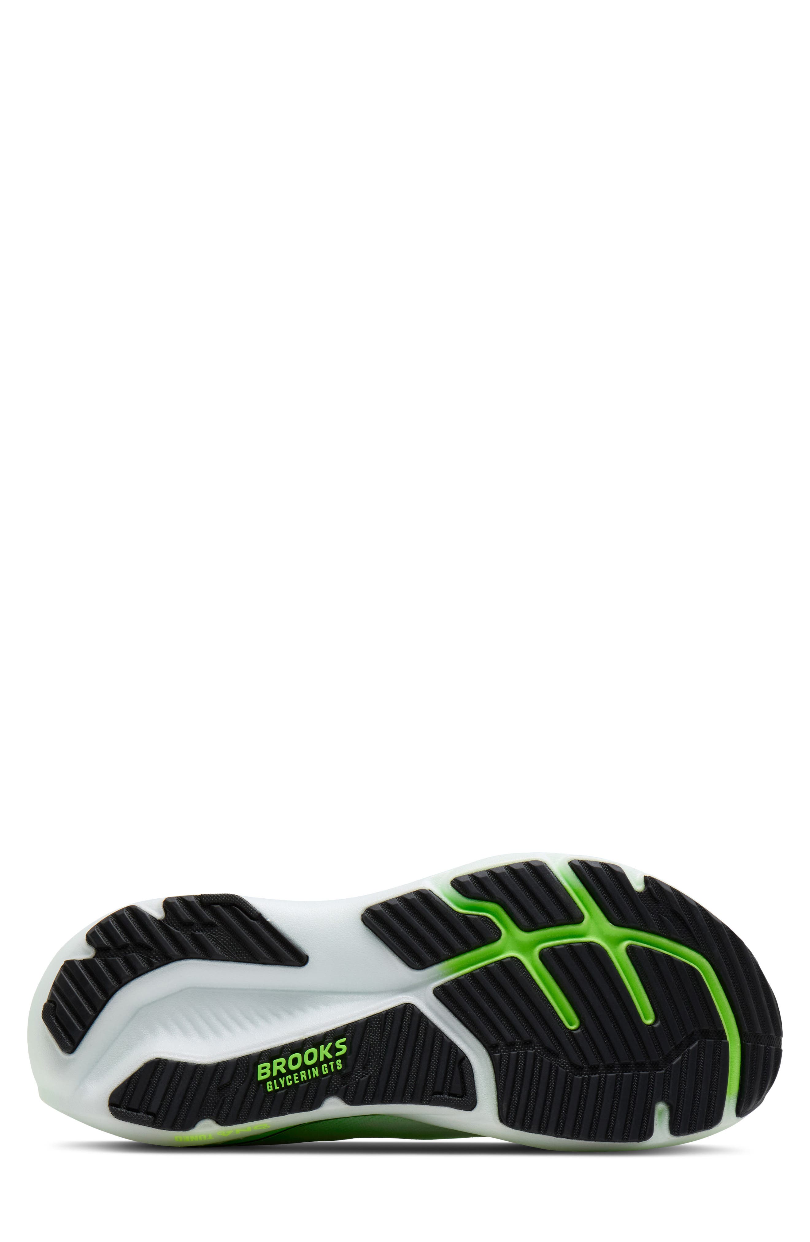 Glycerin GTS 23 Running Shoe, Alternate, color, WHITE/ PHANTOM/ GREEN GECKO
