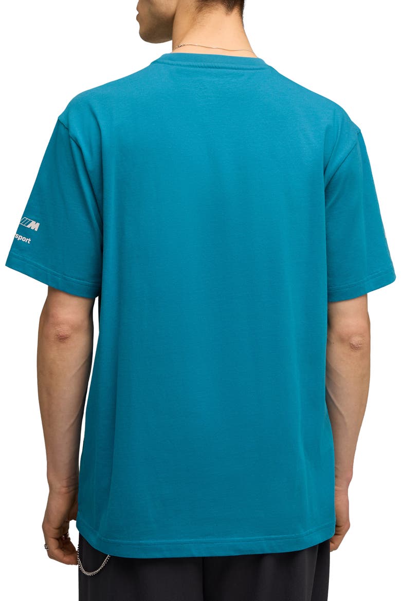 x BMW M Motorsport Cotton Graphic T-Shirt, Alternate, color, TROPICAL BLUE
