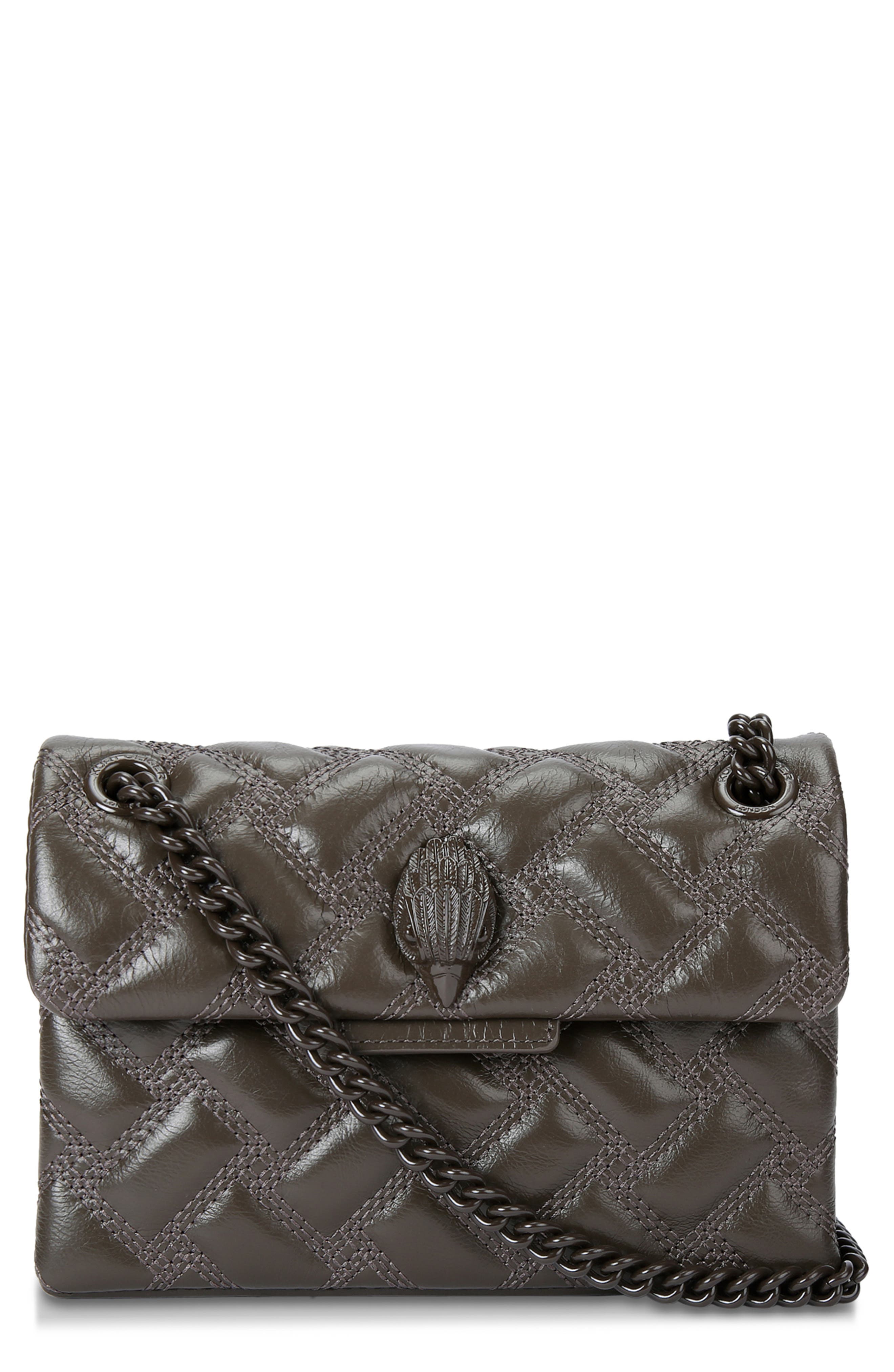 Kurt Geiger London Mini Kensington Drench Quilted Leather Convertible Crossbody Bag, Main, color, 