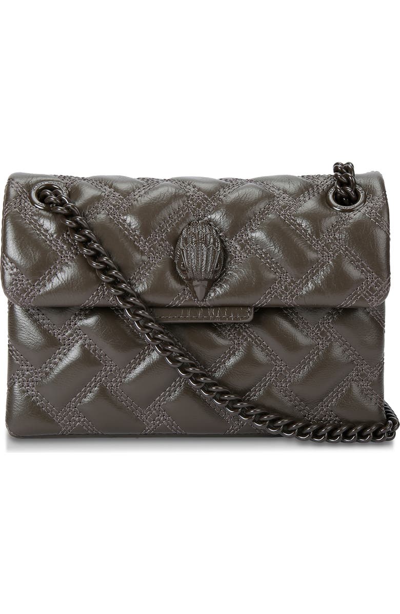 Kurt Geiger London Mini Kensington Drench Quilted Leather Convertible Crossbody Bag, Main, color,