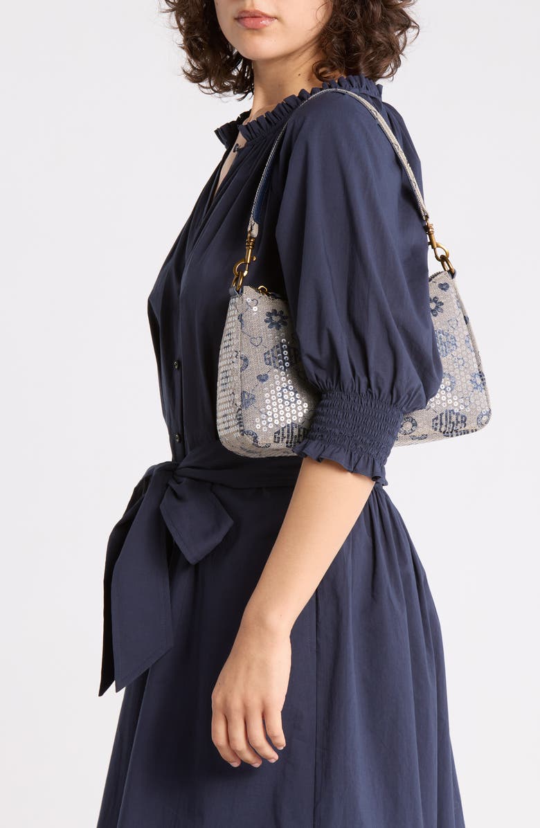 Kurt Geiger London Highgate Shoulder Bag, Alternate, color, Open Blue