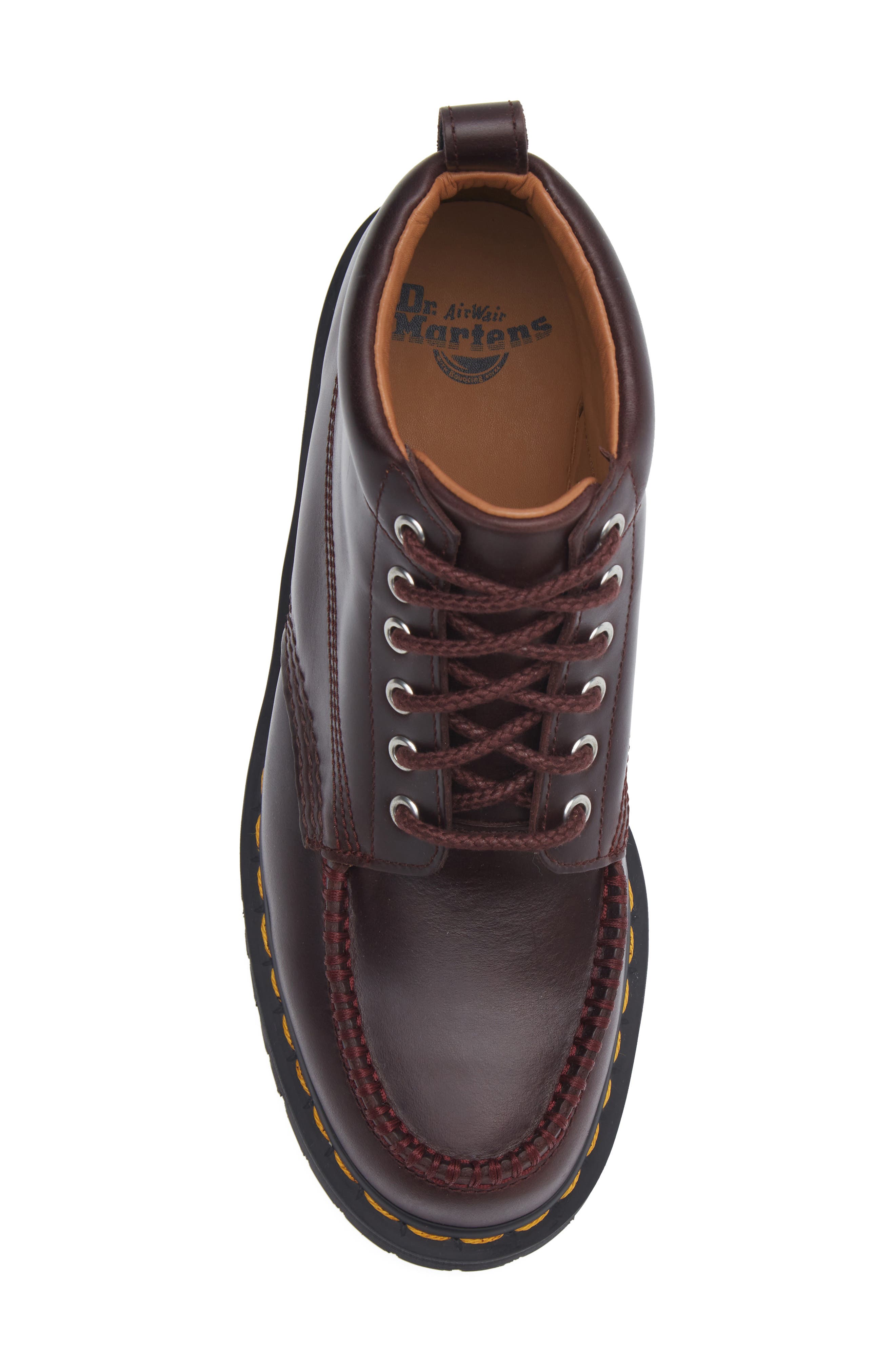 Moc Toe Leather Boot, Alternate, color, BUTTERSCOTCH DARK BROWN