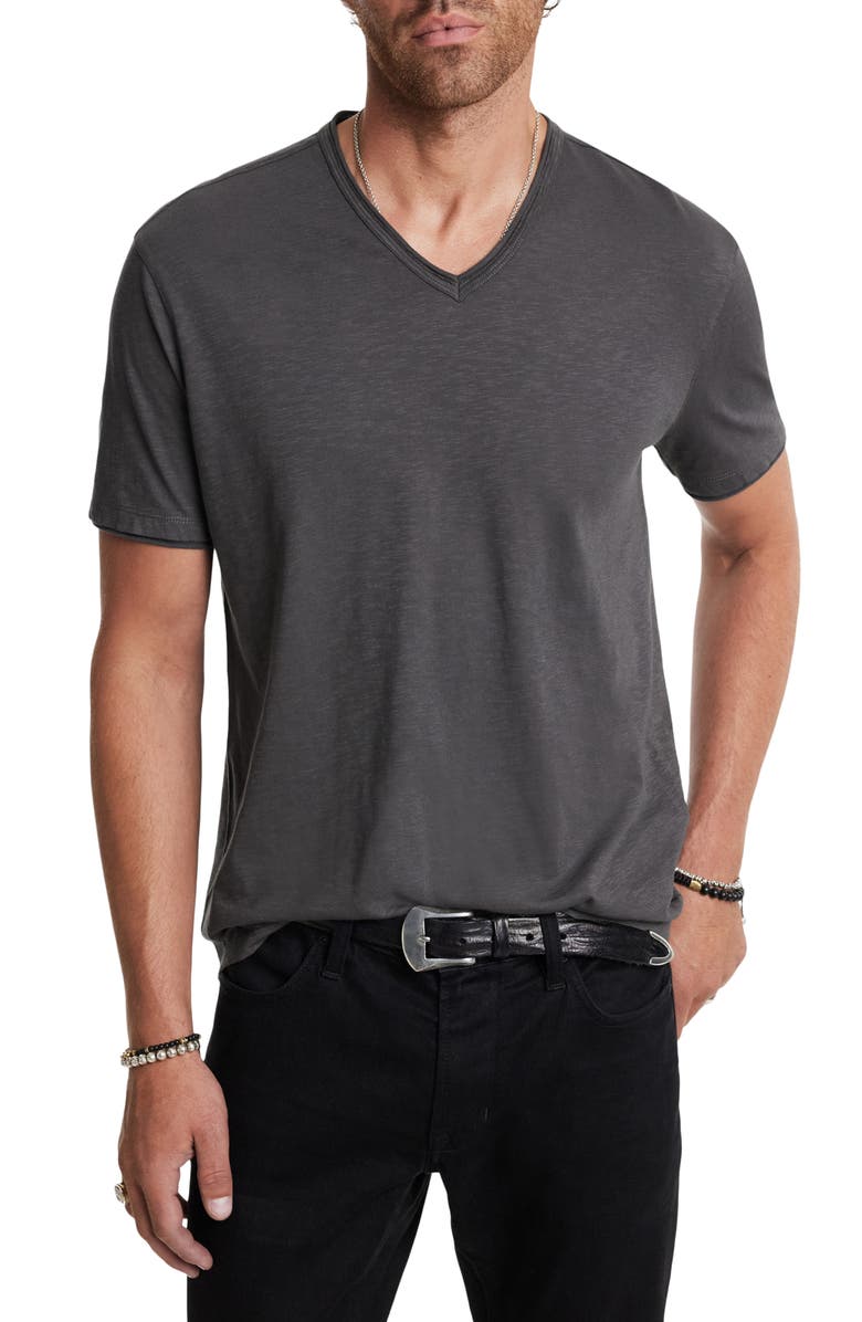 John Varvatos Miles Slub Organic Cotton T-Shirt, Main, color, 