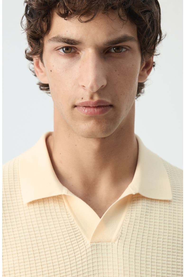 Slim Fit Cotton Polo, Alternate, color, PASTEL YELLOW