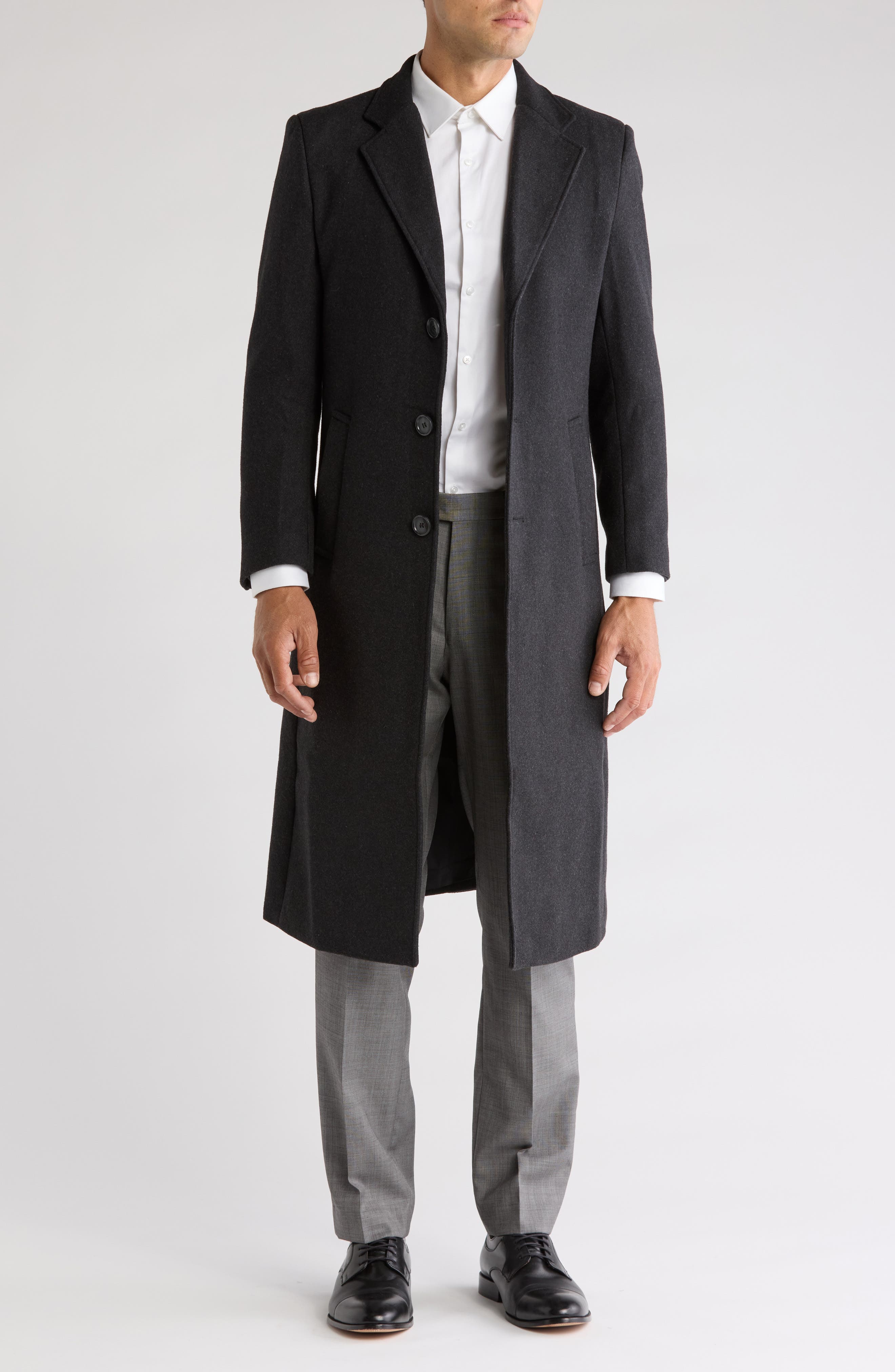 Braveman Three Button Knee Length Coat