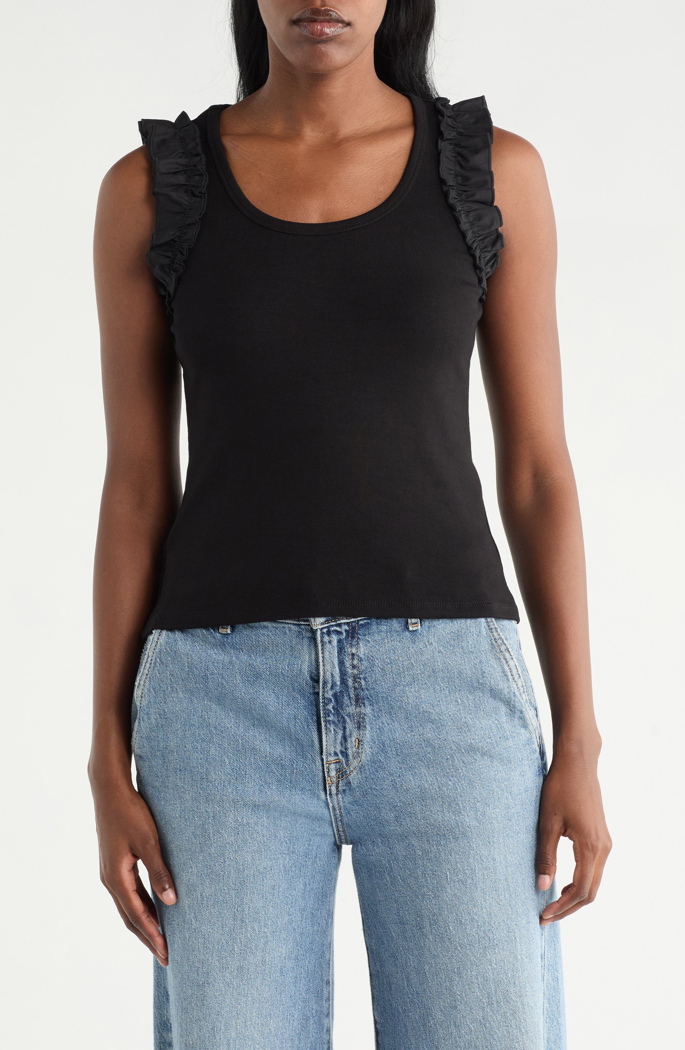 CYRUS Ruffle Tank Top