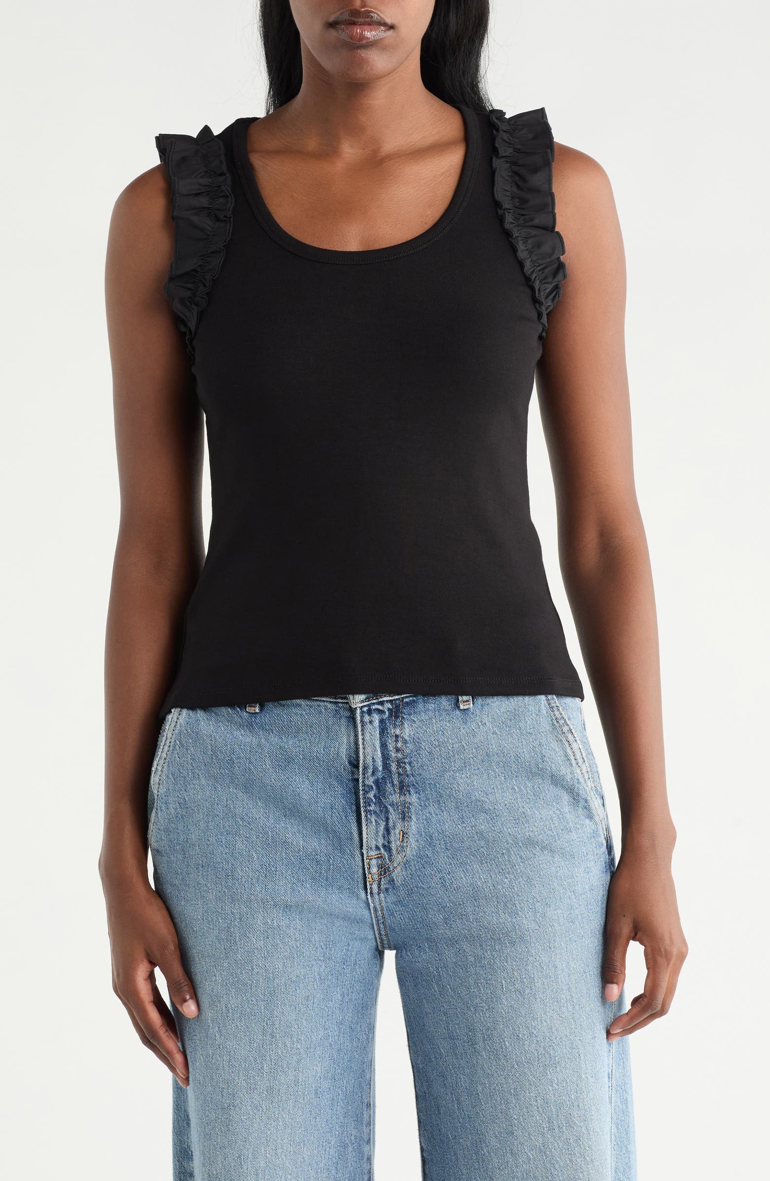 Hardware Ruffle Tank CYRUS Ruffle Tank Top | Nordstromrack