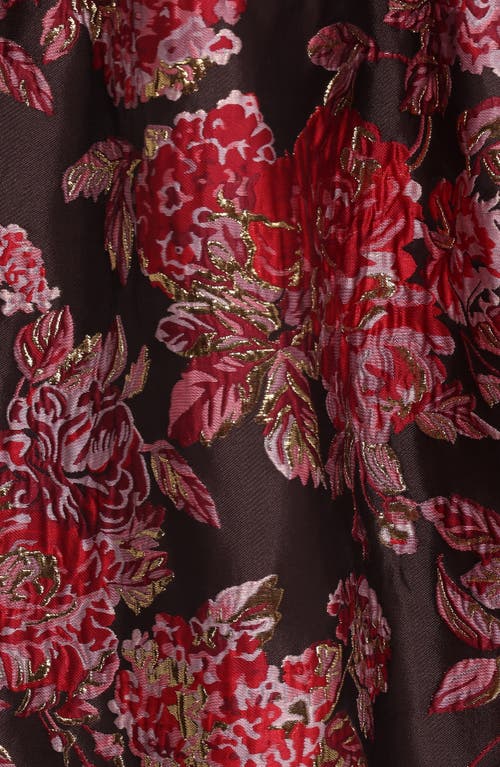 Petal And Pup Petal & Pup Betina Bow Front One-shoulder Maxi Dress In Brown