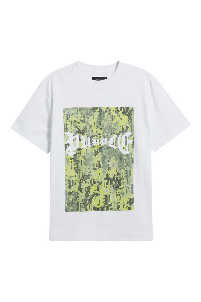 Textured Cotton Jersey Graphic Muscle Tee, Alternate, color, WHITE