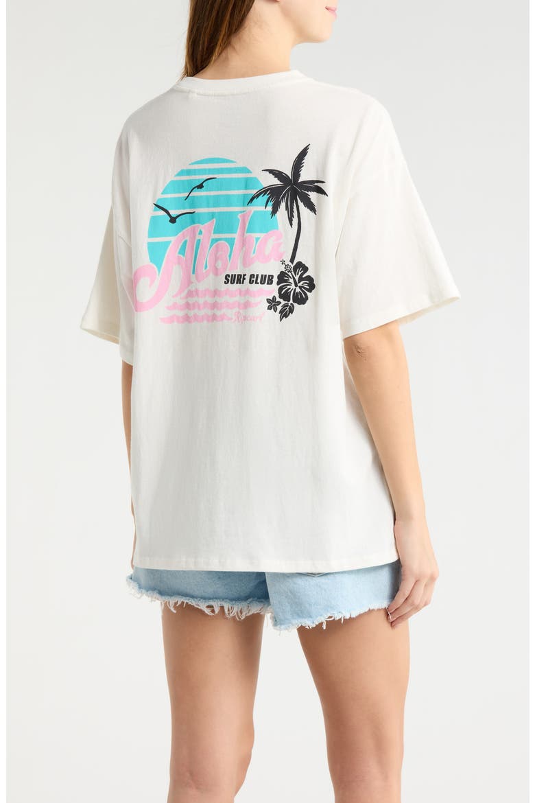 Aloha Heritage Graphic T-Shirt, Alternate, color, BONE