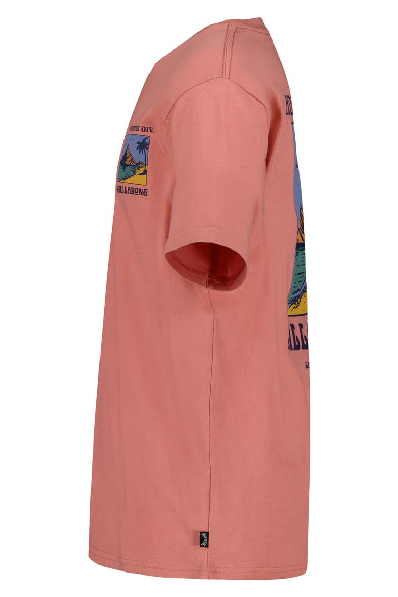 Kids' Post Cards Cotton Graphic T-Shirt, Alternate, color, DUSTY ROSE