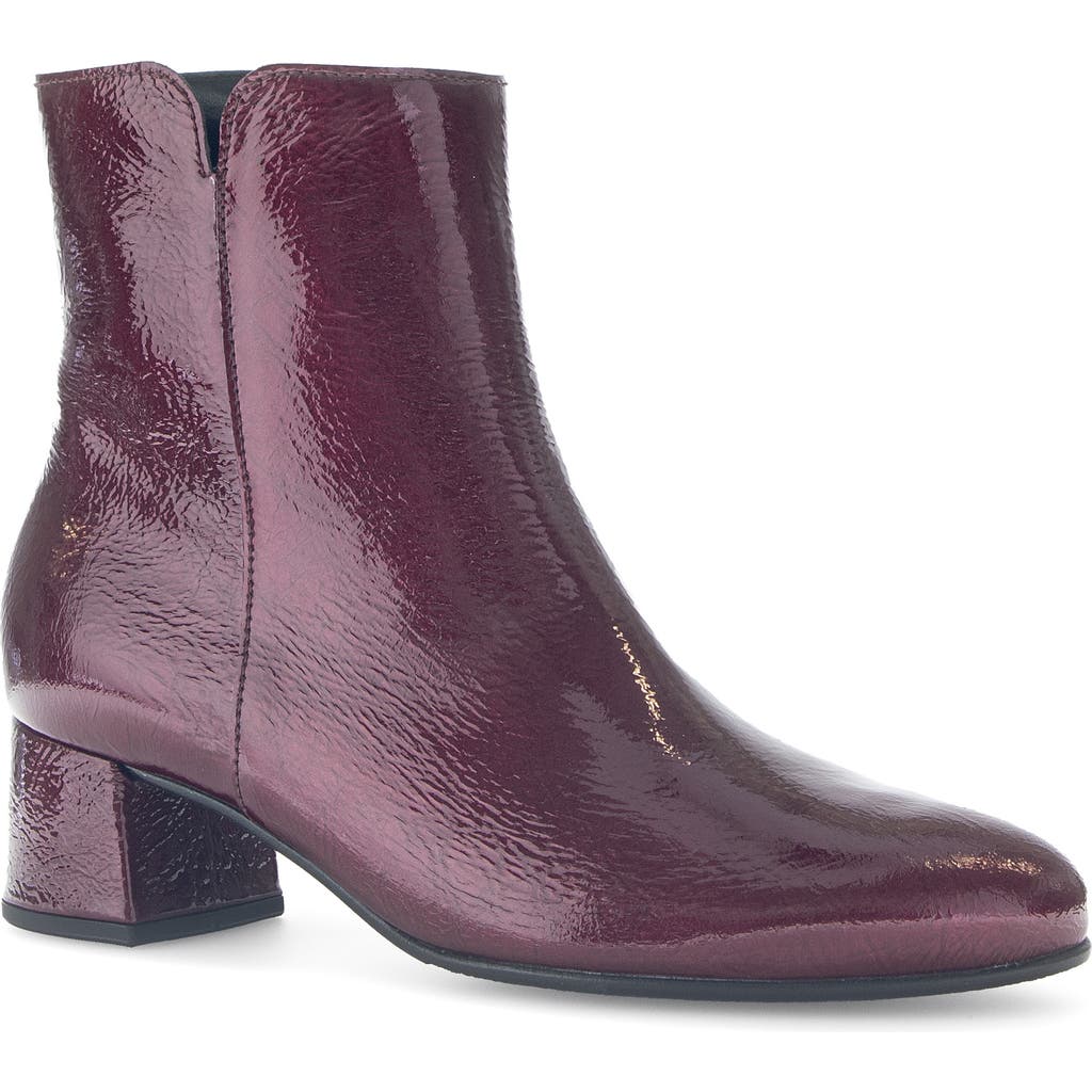 Gabor Bootie In Burgundy