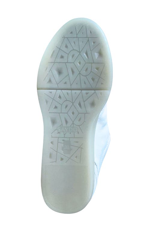 Saydo Zany Sneaker In White W/ice