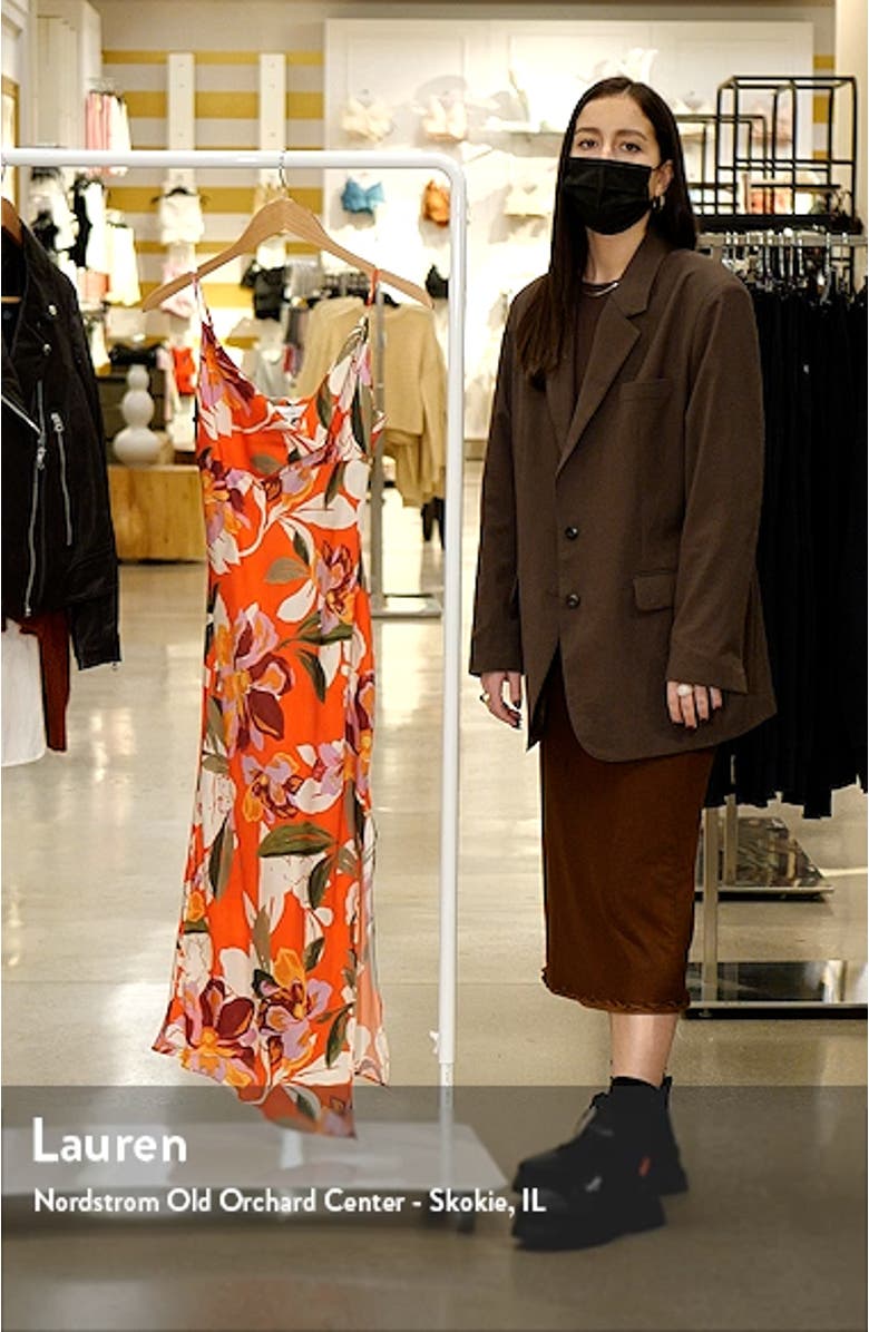 Faith Floral Print Slipdress, sales video thumbnail