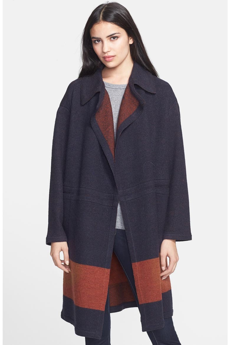 'Sam' Sweater Coat, Main, color, NORMANDY BLUE MULTI