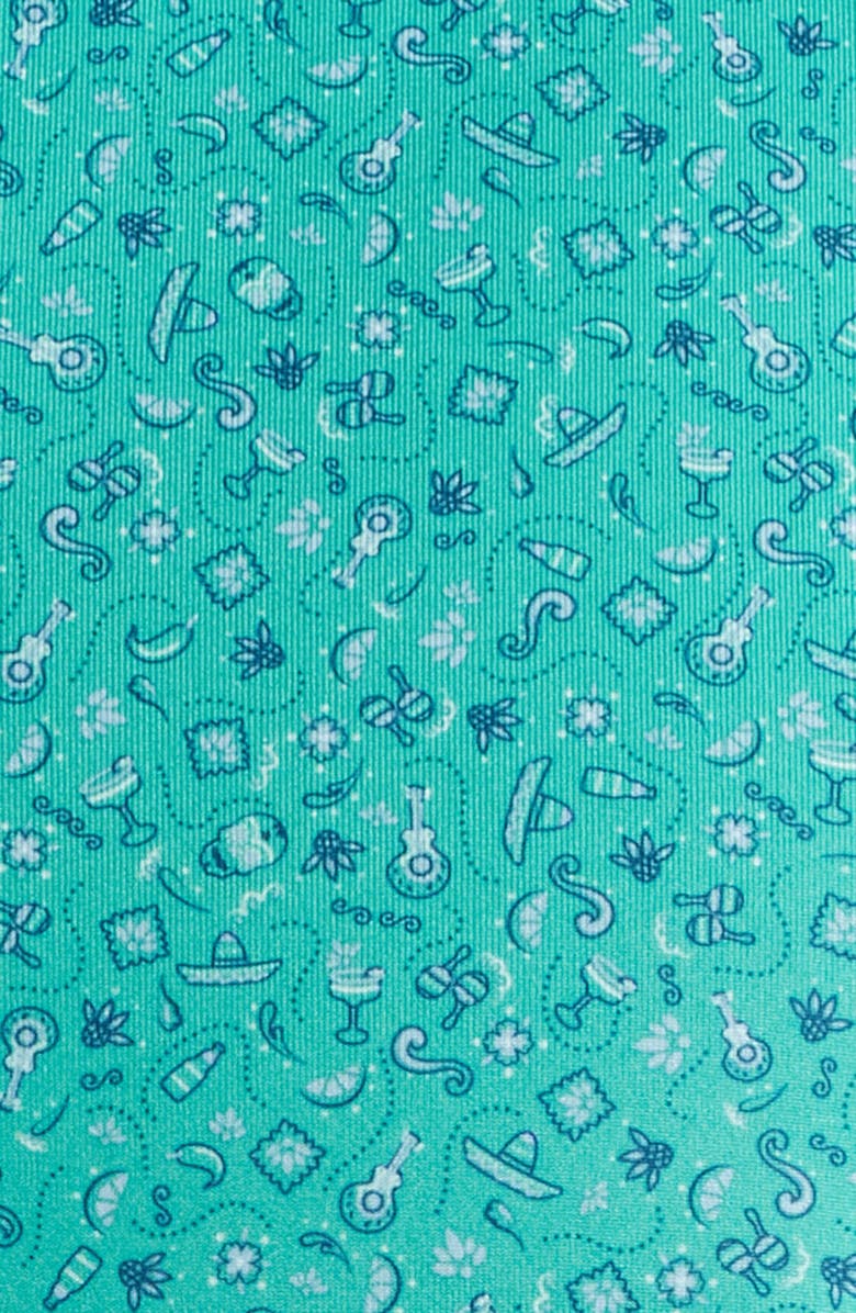 Peter Millar Day of the Dead Performance Jersey Polo, Alternate, color, Meadow