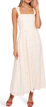Petal & Pup Caty Linen Blend Maxi Sundress